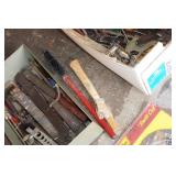 Assorted Hand Tools - Drivers, Shears, Files