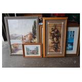 4 Framed Prints - Coca Cola