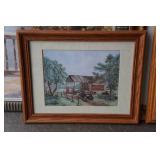 4 Framed Prints - Coca Cola