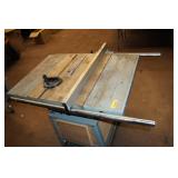 Delta 10" Table Saw on Rolling Cart