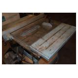 Delta 10" Table Saw on Rolling Cart