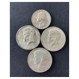 Kennedy Half Dollars 40% Silver and 1957 Silver Washington Quarter Kennedy Half Dollars 40% Silver and 1957 Silver Washington Quarter