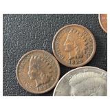 Kennedy Half Dollars, Indian Head Cents, Lincoln Cents Kennedy Half Dollars, Indian Head Cents, Lincoln Cents