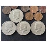 Kennedy Half Dollars, Indian Head Cents, Lincoln Cents Kennedy Half Dollars, Indian Head Cents, Lincoln Cents
