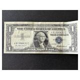 1957 Blue Seal $1 Dollar Silver Certificate Star Note 1957 Blue Seal $1 Dollar Silver Certificate Star Note
