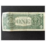 1957 Blue Seal $1 Dollar Silver Certificate Star Note 1957 Blue Seal $1 Dollar Silver Certificate Star Note