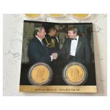 Reagan and Trump Medallions Reagan and Trump Medallions