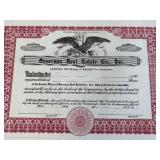 Vintage North Dakota Stock Certificates Never Assigned Vintage North Dakota Stock Certificates Never Assigned