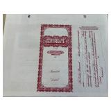 Vintage North Dakota Stock Certificates Never Assigned Vintage North Dakota Stock Certificates Never Assigned