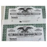 Vintage North Dakota Stock Certificates Never Assigned Vintage North Dakota Stock Certificates Never Assigned