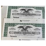 Vintage North Dakota Stock Certificates Never Assigned Vintage North Dakota Stock Certificates Never Assigned