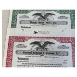 Vintage North Dakota Stock Certificates Never Assigned Vintage North Dakota Stock Certificates Never Assigned