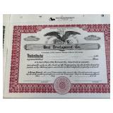 Vintage North Dakota Stock Certificates Never Assigned Vintage North Dakota Stock Certificates Never Assigned