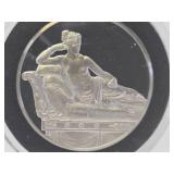 100 Greatest Masterpieces - Large Solid Sterling Silver Coin - Pauline Borghese as Venus