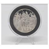 100 Greatest Masterpieces - Large Solid Sterling Silver Coin - The Night Watch - Rembrandt