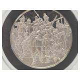 100 Greatest Masterpieces - Large Solid Sterling Silver Coin - The Night Watch - Rembrandt