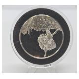 100 Greatest Masterpieces - Large Solid Sterling Silver Coin - Prima Ballerina