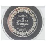 100 Greatest Masterpieces - Large Solid Sterling Silver Coin - Portrait of Susanna Fourment