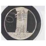 100 Greatest Masterpieces - Large Solid Sterling Silver Coin - St. Sebastian
