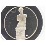 100 Greatest Masterpieces - Large Solid Sterling Silver Coin - The Venus de Milo