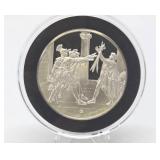 100 Greatest Masterpieces - Large Solid Sterling Silver Coin - Oat of the Horatii