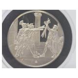 100 Greatest Masterpieces - Large Solid Sterling Silver Coin - Oat of the Horatii
