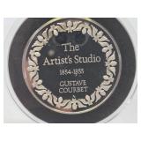 100 Greatest Masterpieces - Large Solid Sterling Silver Coin - The Artist