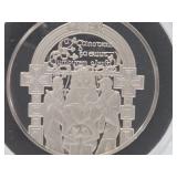100 Greatest Masterpieces - Large Solid Sterling Silver Coin - Book of Kells