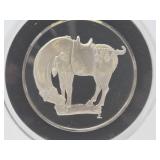 100 Greatest Masterpieces - Large Solid Sterling Silver Coin - The Dynasty Horse