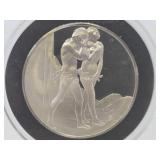 100 Greatest Masterpieces - Large Solid Sterling Silver Coin - The Expulsion from Paradise