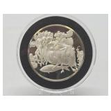 100 Greatest Masterpieces - Large Solid Sterling Silver Coin - The Garden of Delights