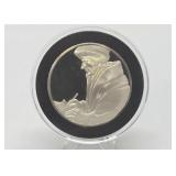 100 Greatest Masterpieces - Large Solid Sterling Silver Coin - Erasmus of Rotterdam