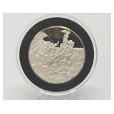 100 Greatest Masterpieces - Large Solid Sterling Silver Coin - The Raft of the Medusa