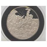 100 Greatest Masterpieces - Large Solid Sterling Silver Coin - The Raft of the Medusa