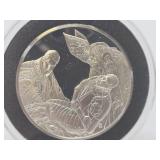 100 Greatest Masterpieces - Large Solid Sterling Silver Coin - Burial of Count Orgaz