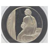 100 Greatest Masterpieces - Large Solid Sterling Silver Coin - The Bather