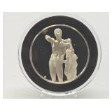 100 Greatest Masterpieces - Large Solid Sterling Silver Coin - Hermes