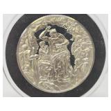 100 Greatest Masterpieces - Large Solid Sterling Silver Coin - The Last Judgement