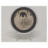 100 Greatest Masterpieces - Large Solid Sterling Silver Coin - The School of Athens