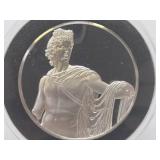 100 Greatest Masterpieces - Large Solid Sterling Silver Coin - The Apollo Belvedere