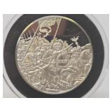 100 Greatest Masterpieces - Large Solid Sterling Silver Coin - The Battle of San Romano