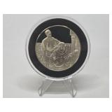 100 Greatest Masterpieces - Large Solid Sterling Silver Coin - The Letter - Vermeer