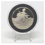 100 Greatest Masterpieces - Large Solid Sterling Silver Coin - Prince Baltasar Carlos on Horseback