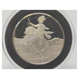 100 Greatest Masterpieces - Large Solid Sterling Silver Coin - Prince Baltasar Carlos on Horseback