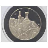 100 Greatest Masterpieces - Large Solid Sterling Silver Coin - Still Life - Cezanne