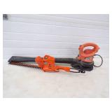Black N Decker Blower Vac and Hedge Trimmer 110V