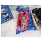 Propane Stove, Jumper Cables and Air Compressor