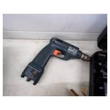Black N Decker Versa Pak Air Compressor, Razer tool, Drill, Jig saw with 4 Batteries, Chargers and case