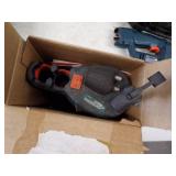 Black N Decker Versa Pak Air Compressor, Razer tool, Drill, Jig saw with 4 Batteries, Chargers and case