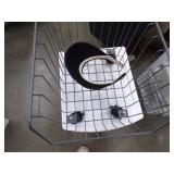 3 Plastic Dressers and Wire Storage Bins